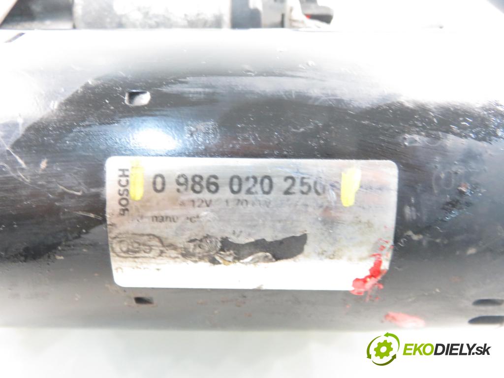 VW PASSAT B6 Variant (3C5) KOMBI 2006 77,00 1.9 TDI - BXE 1896,00 Štartér 0986020250 (Štartér)