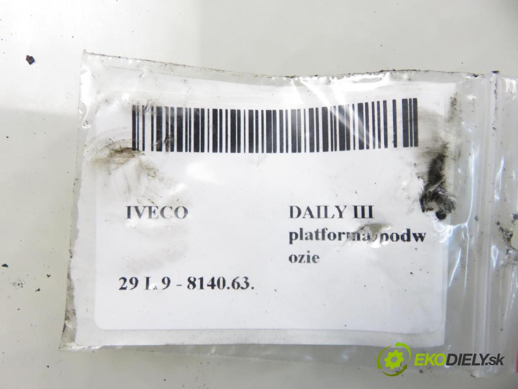 IVECO DAILY III platforma/podwozie KABINA/PLATFORMA 2000 62,00 29 L 9 - 8140.63. 2798,00 Obal filtra paliva 500319399 (Obal palivového filtra)
