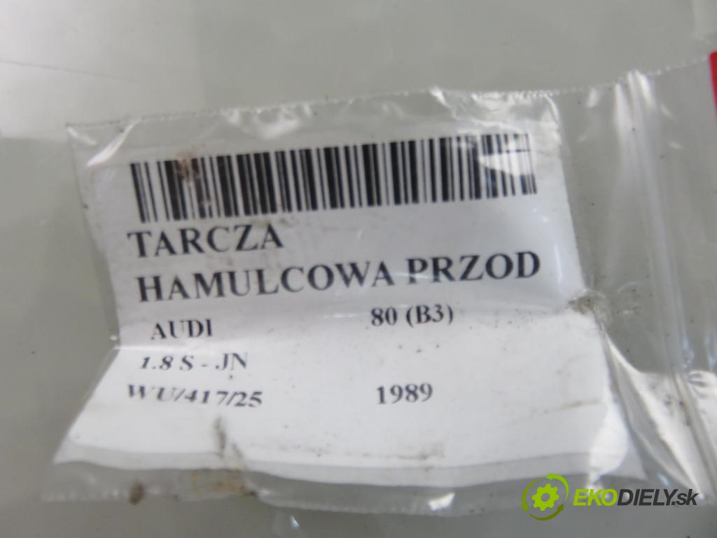 AUDI 80 (89, 89Q, 8A, B3) SEDAN 1989 66,00 1.8 S 90 (KE-Jetronic) - JN 1781,00 lamela kotouč brzdová PŘEDNÍ: 
