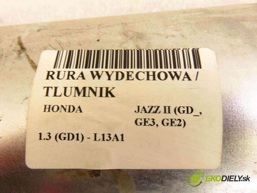 HONDA JAZZ II (GD_, GE3, GE2) HB 2004 61,00 1.3 (GD1) - L13A1 1339,00 Rúra VÝFUK: / výfuk STREDNÝ: