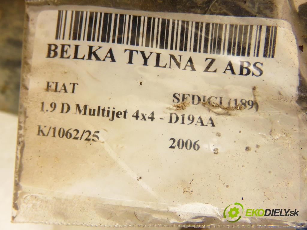 FIAT SEDICI (189_) CROSSOVER 2006 88,00 1.9 D Multijet 120 4x4 - D19AA 1910,00 výztuha zadní část ABS