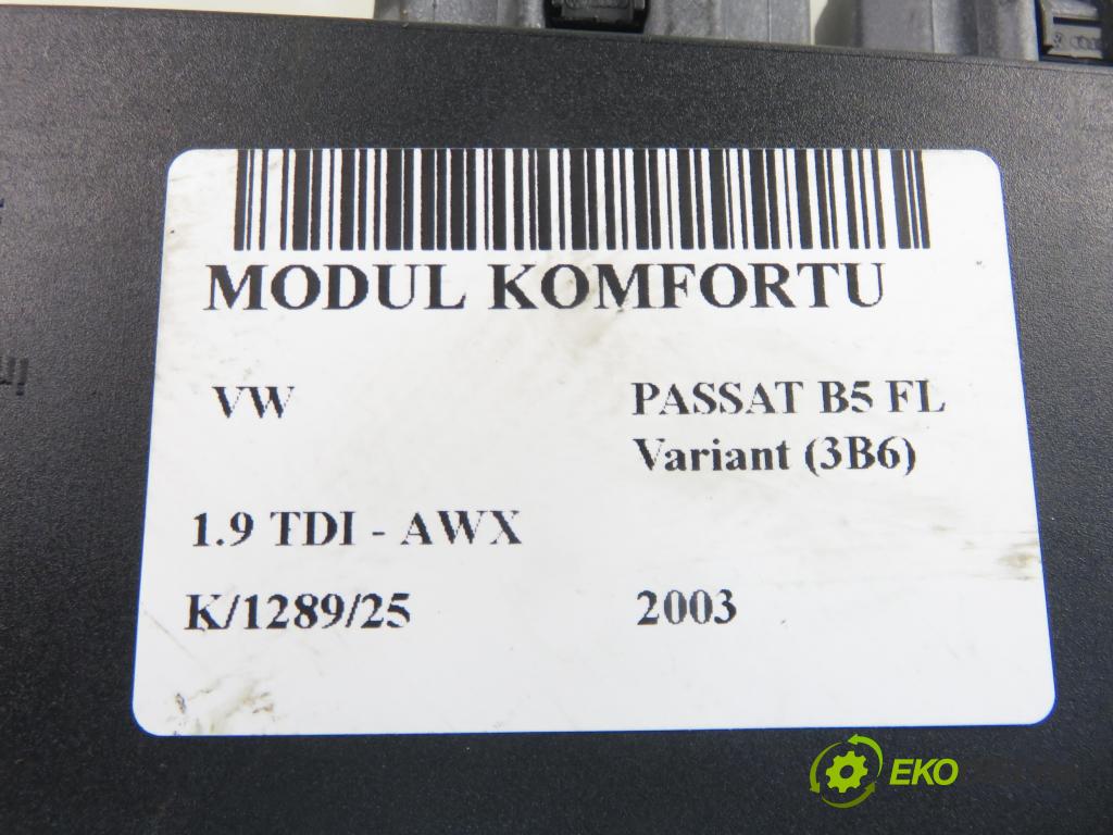 VW PASSAT B5.5 Variant (3B6) KOMBI 2003 96,00 1.9 TDI - AWX 1896,00 MODUL komfortu 1C0959799B