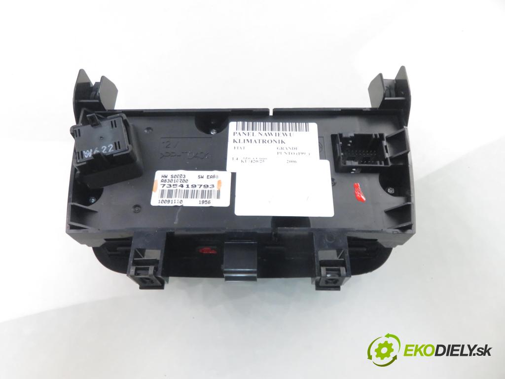 FIAT GRANDE PUNTO (199_) HB 2006 57,00 1.4 - 350 A1.000 1368,00 Panel topení KLIMATRONIK 735419793