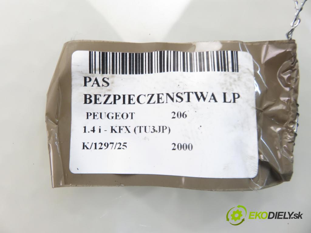PEUGEOT 206 liftback (2A/C) HB 2000 55,00 1.4 i 75 -  KFX 1361,00 držák BEZPEČNOST LP A507743