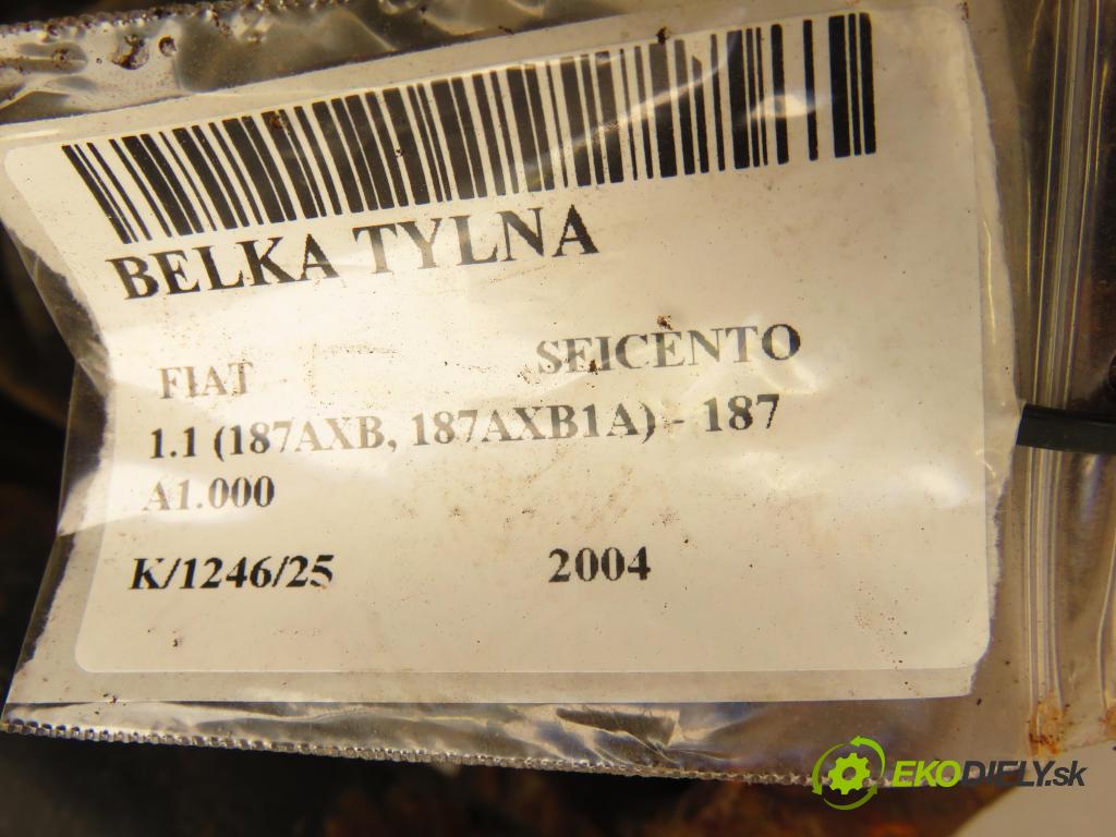 FIAT SEICENTO / 600 (187_) HB 2004 40,00 1.1 54 - 187 A1.000 1108,00 výztuha zadní část