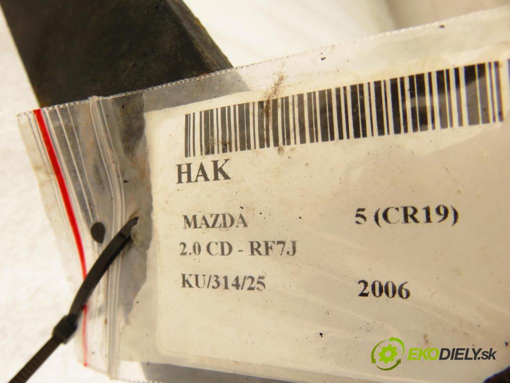 MAZDA 5 (CR19) VAN 2006 105,00 2.0 MZR-CD 143 - RF7J 1998,00 Hák