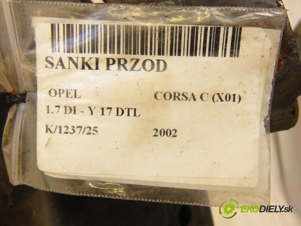 OPEL CORSA C (X01) HB 2002 48,00 1.7 DI - Y 17 DTL 1686,00 PŘEDNÍ: