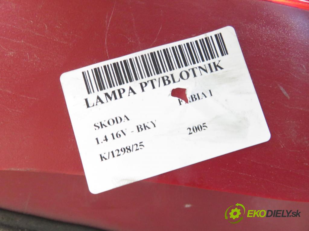 SKODA FABIA I (6Y2) HB 2005 55,00 1.4 16V - BKY 1390,00 světlo pravé zadní 6Y6945112B