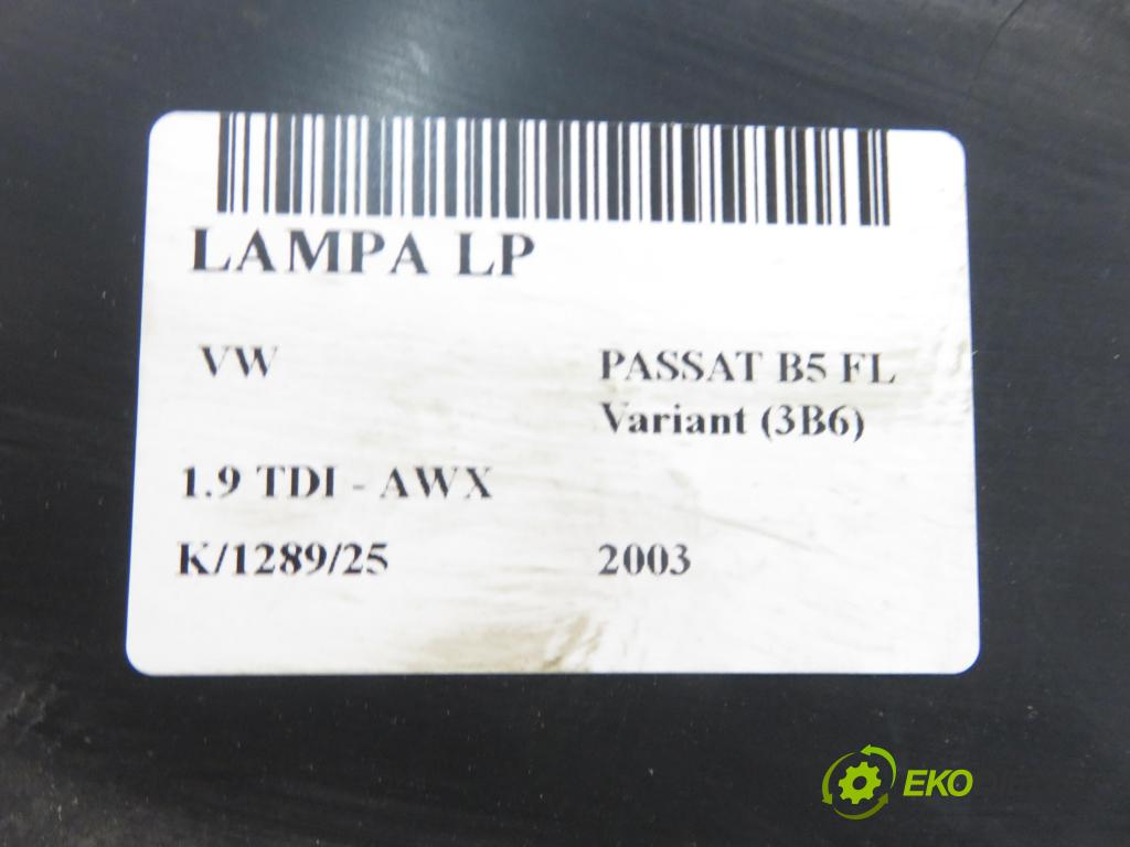 VW PASSAT B5.5 Variant (3B6) KOMBI 2003 96,00 1.9 TDI - AWX 1896,00 Svetlo LP 