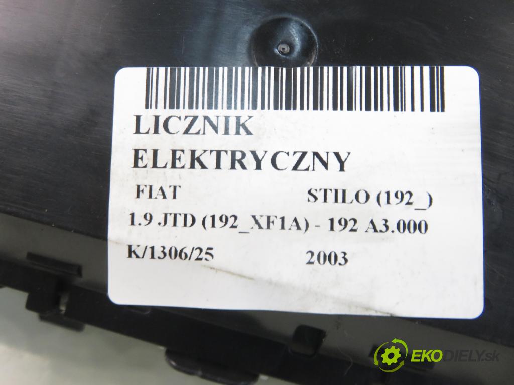 FIAT STILO (192_) HB 2003 59,00 1.9 JTD (192_XF1A) - 192 A3.000 1910,00 prístrojovka elektrický 1FCF10849BG