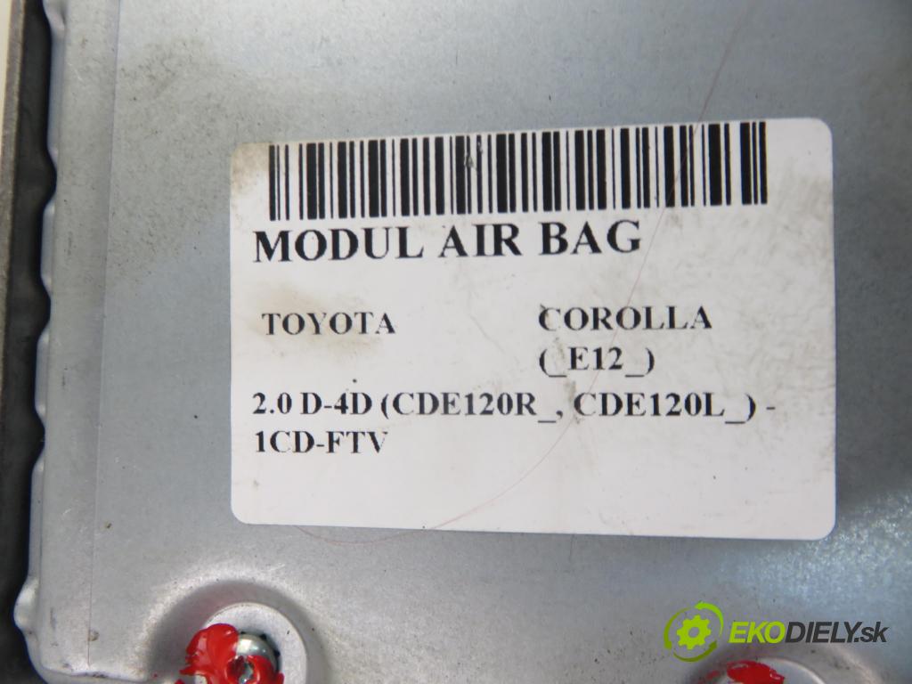 TOYOTA COROLLA (_E12_) HB 2004 66,00 2.0 D-4D 1995,00 MODUL air BAG 8917002400 ; 211082104