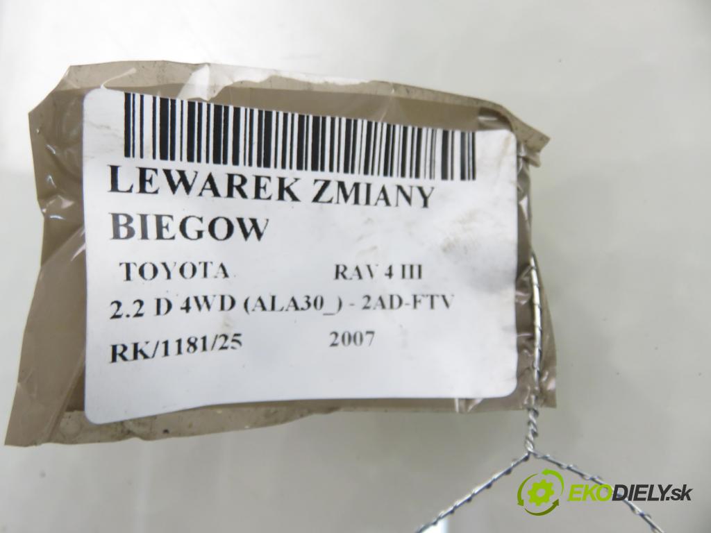 TOYOTA RAV 4 III (_A3_) SUV 2007 100,00 2.2 D 4WD (ALA30_) 136 - 2AD-FTV 2231,00 ZVEDÁK: 
