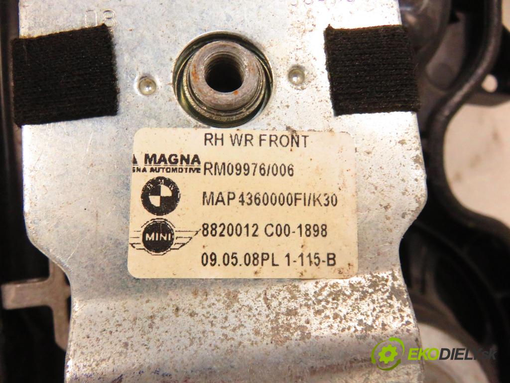 MINI MINI (R56) HB 2008 88,00 Cooper 120 - N12 B16 A 1598,00 mechanismus oken PPE 3D 8820012