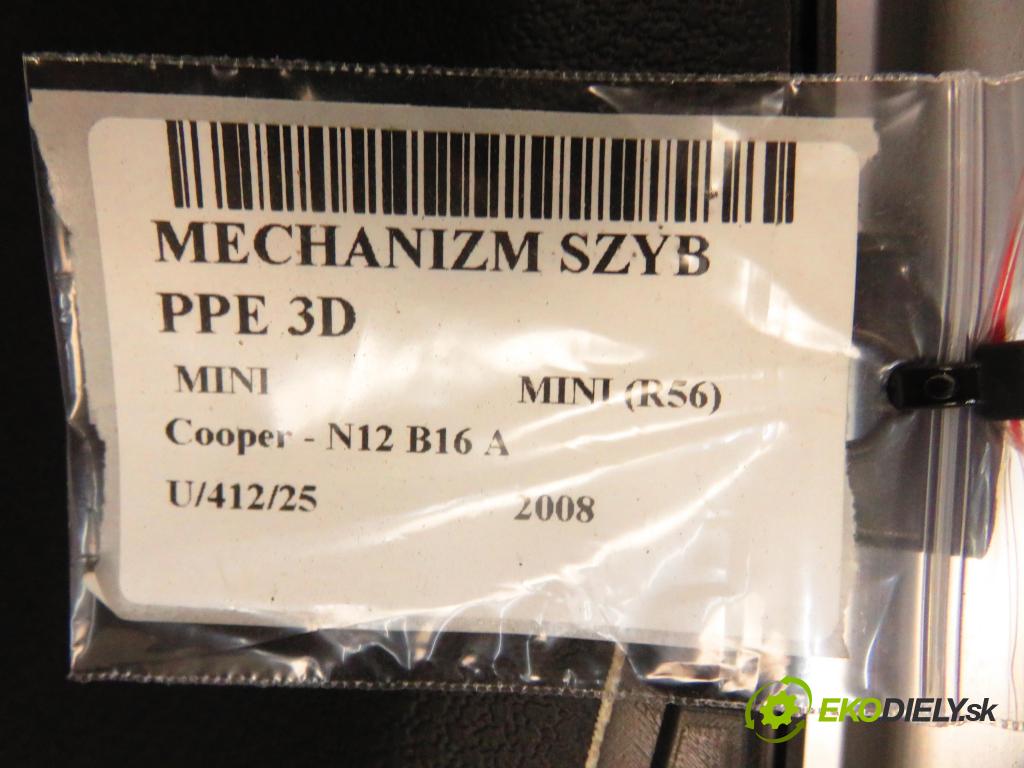 MINI MINI (R56) HB 2008 88,00 Cooper 120 - N12 B16 A 1598,00 mechanismus oken PPE 3D 8820012