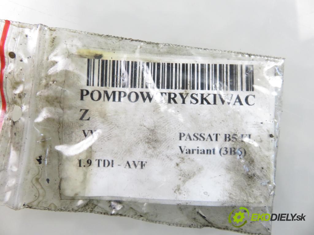 VW PASSAT B5.5 Variant (3B6) KOMBI 2002 96,00 1.9 TDI PD 130 - AVF 1896,00 Vstrekovač 038130073AA ; 0414720028 (Vstrekovač paliva)