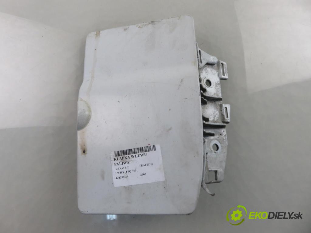 RENAULT TRAFIC II Skrzynia (FL) FURGON 2005 74,00 1.9 dCi - F9Q 760 1870,00 Dvierka nádrže paliva  (Kľučka dverí ostatné)
