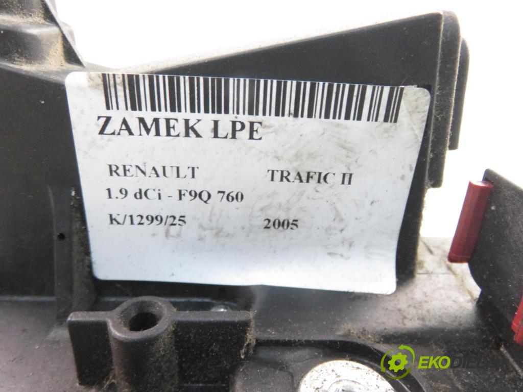 RENAULT TRAFIC II Skrzynia (FL) FURGON 2005 74,00 1.9 dCi - F9Q 760 1870,00 zámok 8200008246 ; 91166237