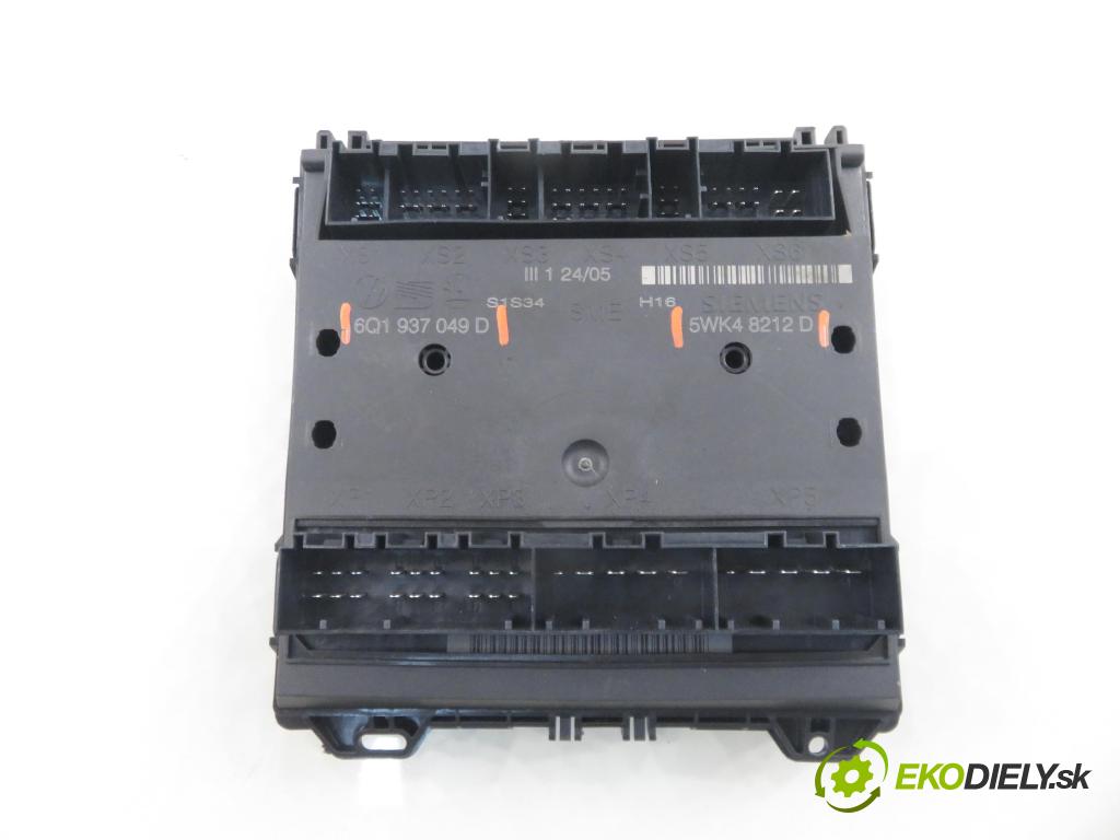 SKODA FABIA I Combi (6Y5) KOMBI 2006 74,00 1.9 TDI - ATD 1896,00 MODUL komfortu 6Q1937049D ; 5WK48212D
