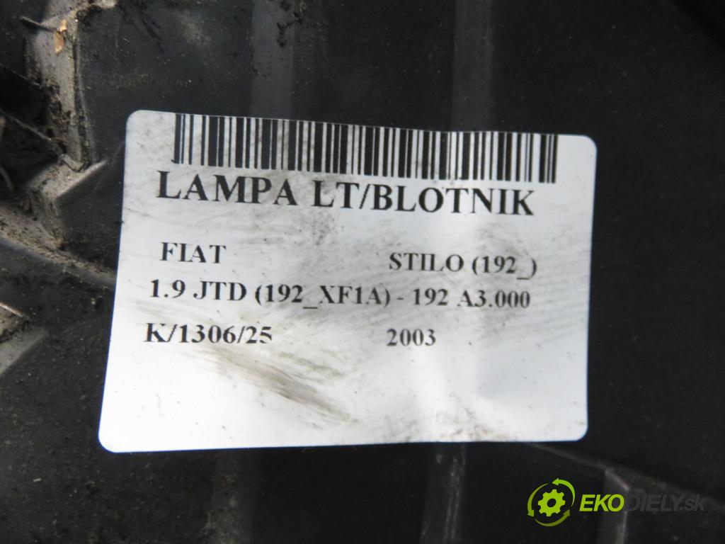 FIAT STILO (192_) HB 2003 59,00 1.9 JTD (192_XF1A) - 192 A3.000 1910,00 světlo levé zadní
