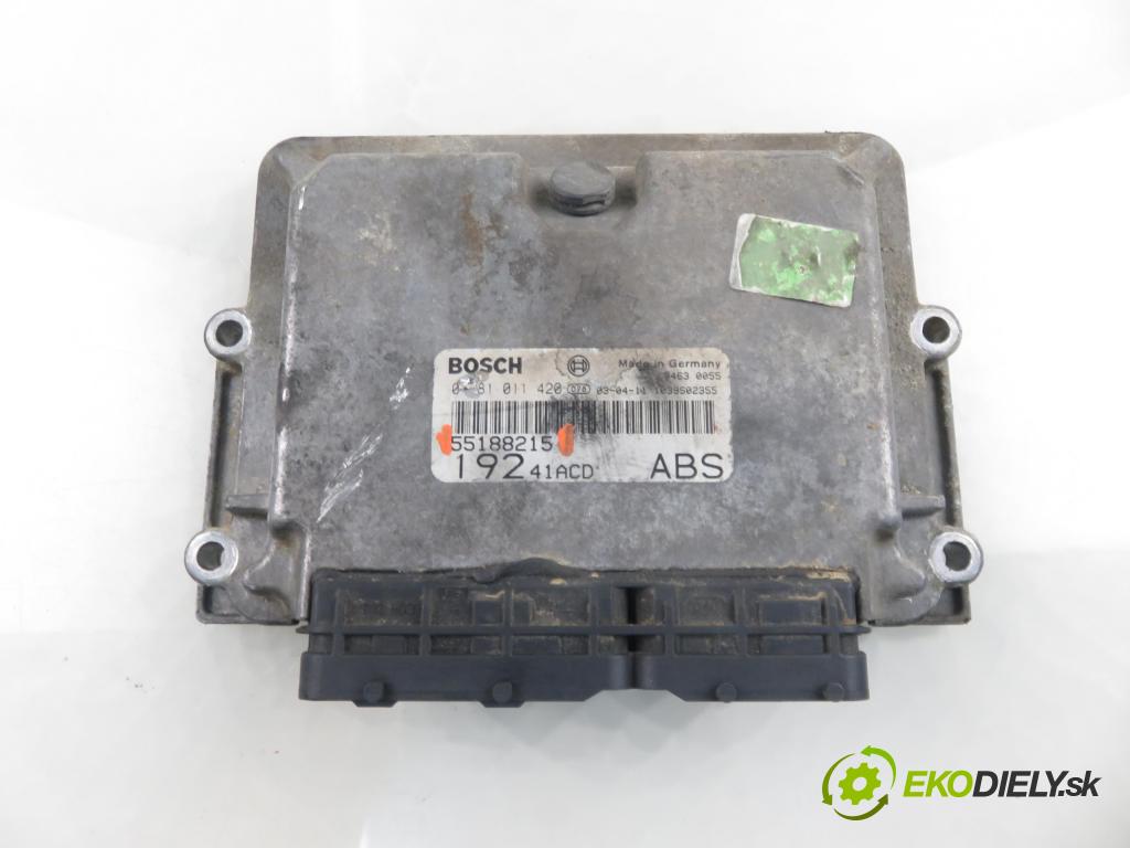 FIAT STILO (192_) HB 2003 59,00 1.9 JTD (192_XF1A) - 192 A3.000 1910,00 řídící jednotka motora 55188215