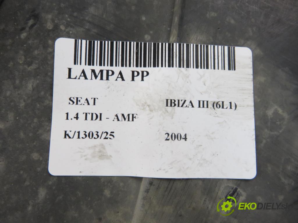 SEAT IBIZA III (6L1) HB 2004 55,00 1.4 TDI 75 - AMF 1422,00 Svetlo PP