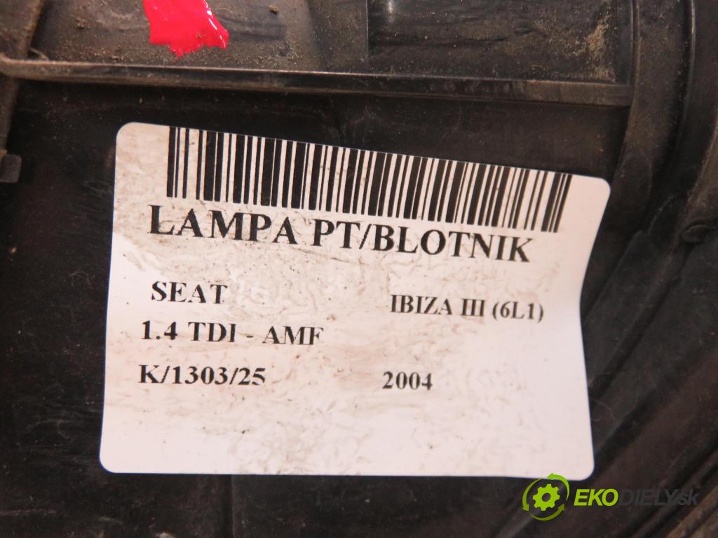 SEAT IBIZA III (6L1) HB 2004 55,00 1.4 TDI 75 - AMF 1422,00 Svetlo pravé zadné 6L6945112B