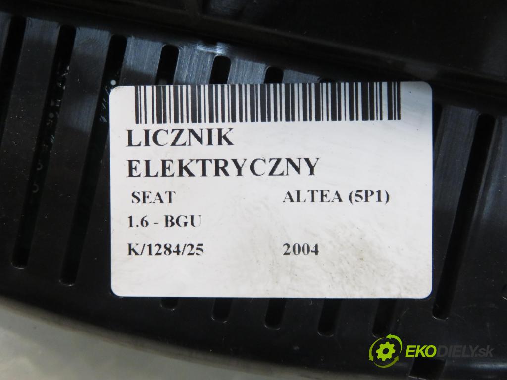 SEAT ALTEA (5P1) HB 2004 75,00 1.6 102 1595,00 prístrojovka elektrický 5P0920802F
