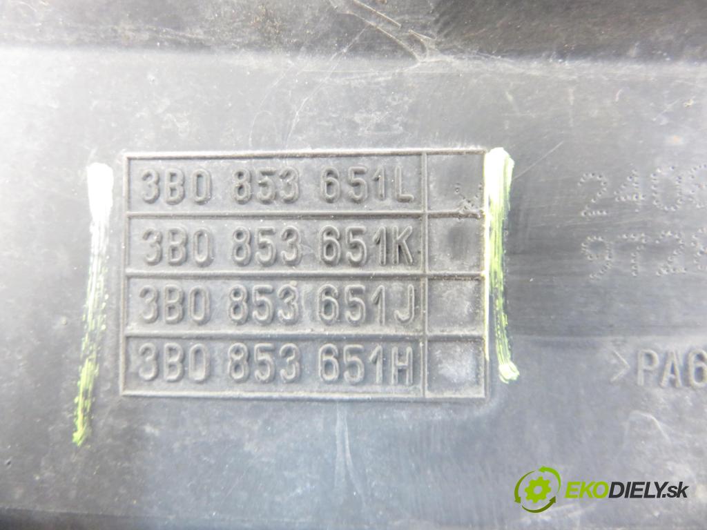 VW PASSAT B5.5 Variant (3B6) KOMBI 2003 96,00 1.9 TDI - AWX 1896,00 mřížka / maska 3B0853651L ; 3B0853651K ; 3B0853651J