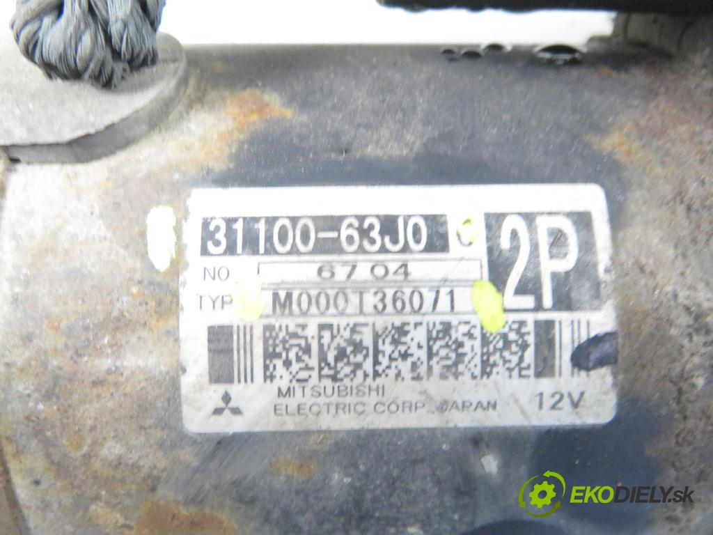 SUBARU JUSTY III (G3X) HB 2006 69,00 1.3 AWD 94 - M13A 1328,00 Štartér 3110063J0 ; M000T36071 (Štartér)