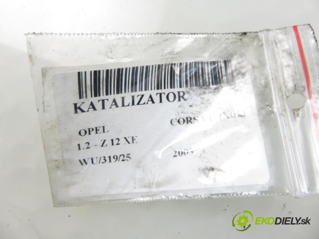 OPEL CORSA C (X01) HB 2003 55,00 1.2 16V 75 - Z 12 XE 1199,00 potrubí VYČERPAT: 13106545 (Výfukové potrubí)