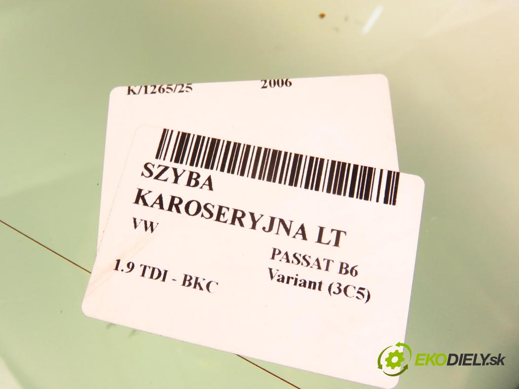 VW PASSAT B6 Variant (3C5) KOMBI 2006 77,00 1.9 TDI - BKC 1896,00 okno dveří LT