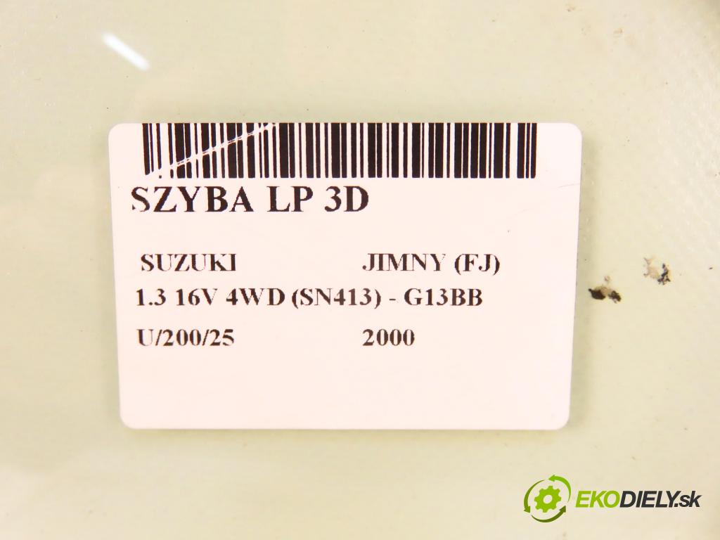 SUZUKI JIMNY (FJ) SUV 2000 59,00 1.3 16V 4WD (SN413) - G13BB 1298,00 okno LP 3D