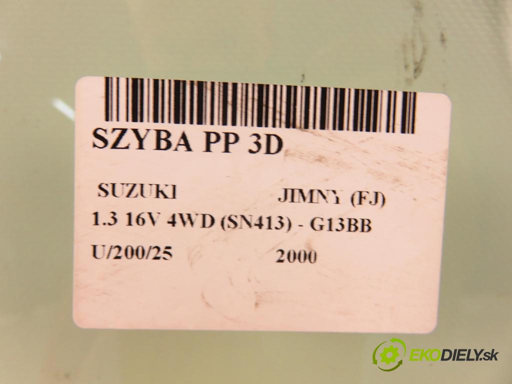 SUZUKI JIMNY (FJ) SUV 2000 59,00 1.3 16V 4WD (SN413) - G13BB 1298,00 okno PP 3D 