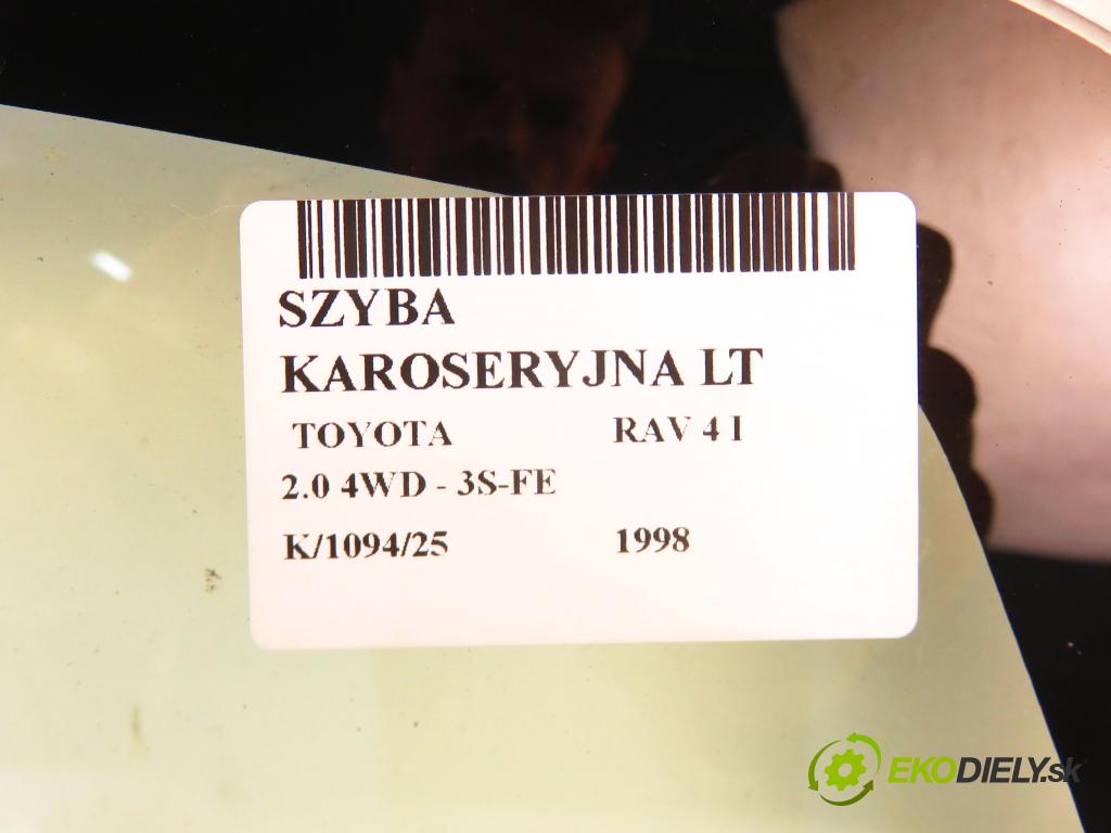 TOYOTA RAV 4 I (_A1_) SUV 1998 95,00 2.0 4WD - 3S-FE 1998,00 okno dveří LT