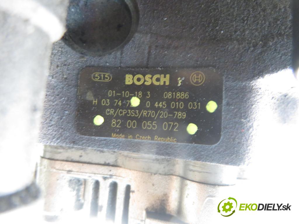 RENAULT LAGUNA II (BG0/1_) LIFTBACK 2002 88,00 1.9 dCi 120 - F9Q 750 1870,00 pumpa vysokého TLAK: 8200055072 ; 0445010031