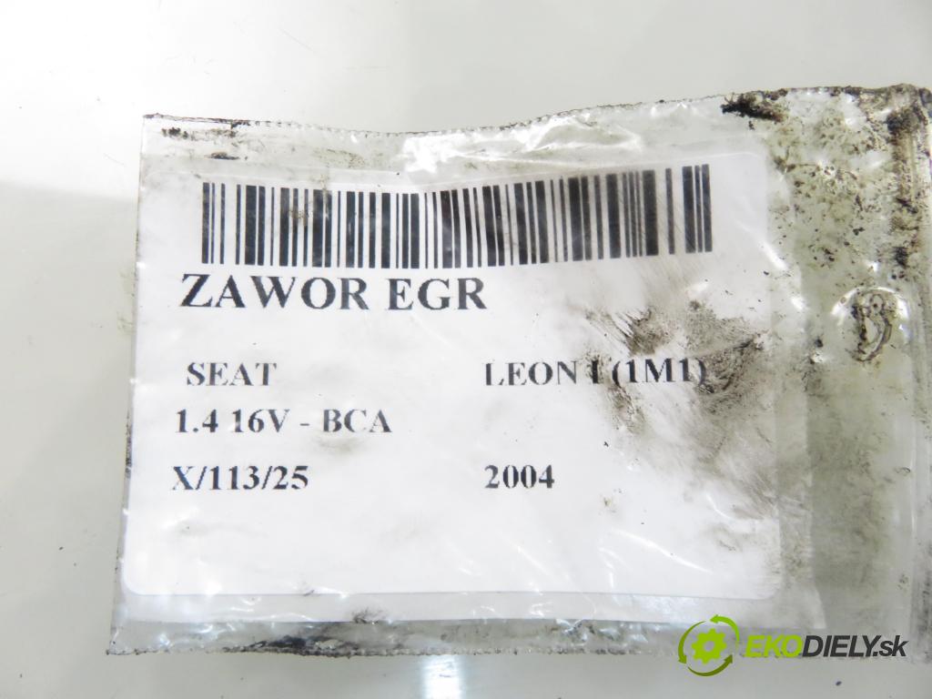 SEAT LEON (1M1) HB 2004 55,00 1.4 16V - BCA 1390,00 VENTIL: EGR 036131503R ; 72278506