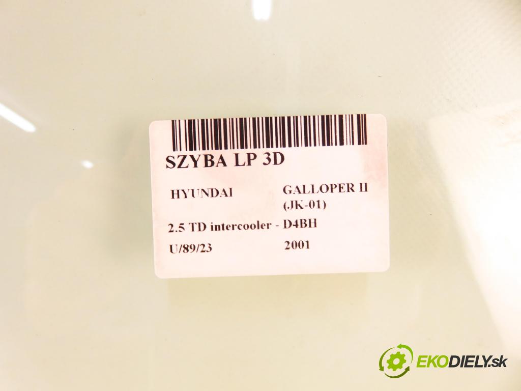 HYUNDAI GALLOPER II (JK-01) TERENOWY 2001 73,00 2.5 TD intercooler - D4BH 2476,00 okno LP 3D 
