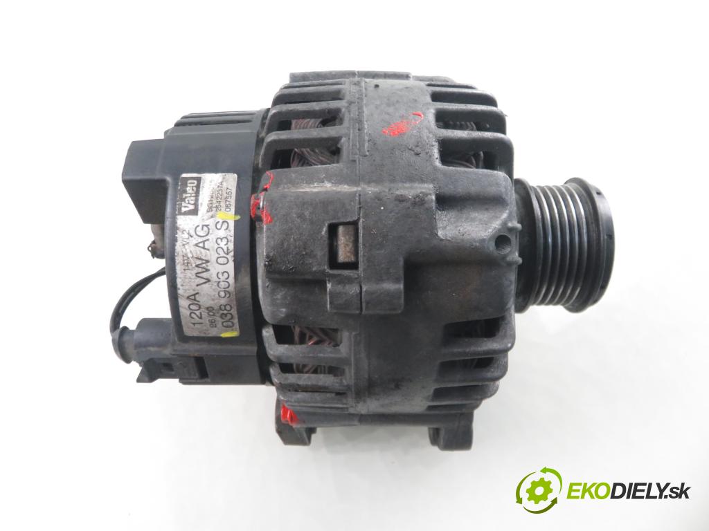SEAT LEON (1M1) HB 2001 81,00 1.9 TDI 110 - ASV 1896,00 Alternátor 038903023S (Alternátor)