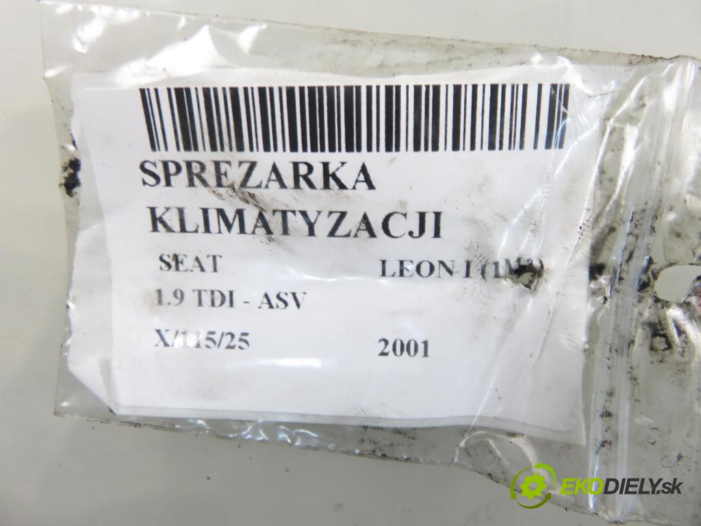 SEAT LEON (1M1) HB 2001 81,00 1.9 TDI 110 - ASV 1896,00 KOMPRESOR: klimatizácie 1J0820803F (Kompresor klimatizácie)