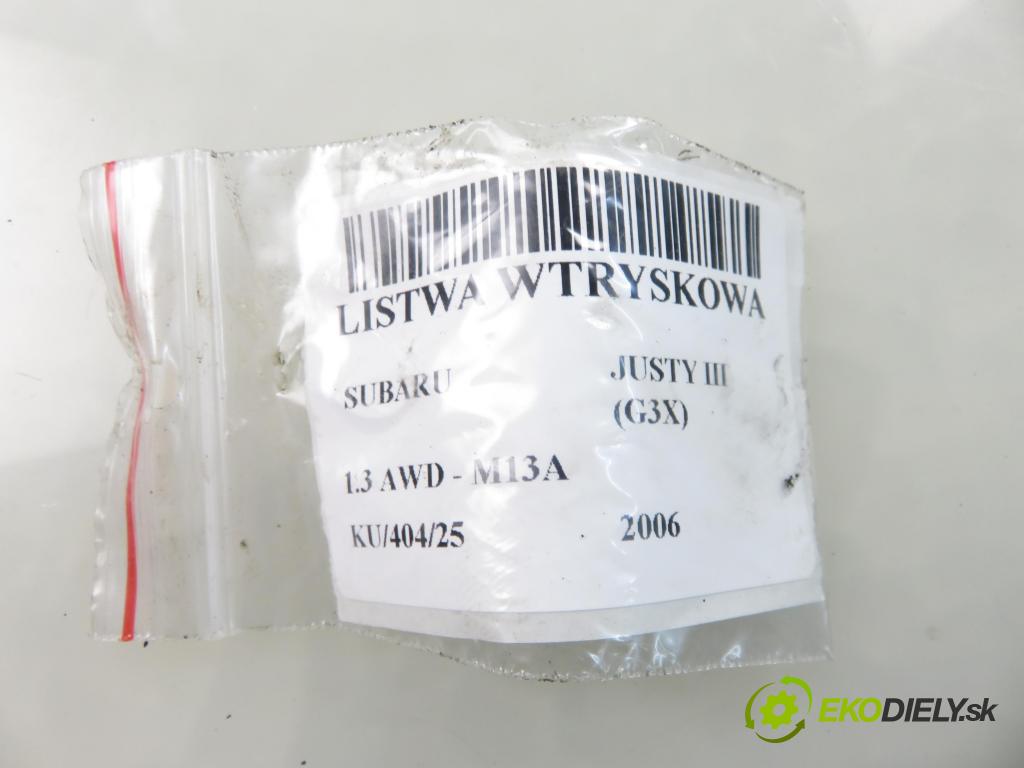 SUBARU JUSTY III (G3X) HB 2006 69,00 1.3 AWD 94 - M13A 1328,00 lišta vstřikovací 2975000120 (Vstřikovací lišta)