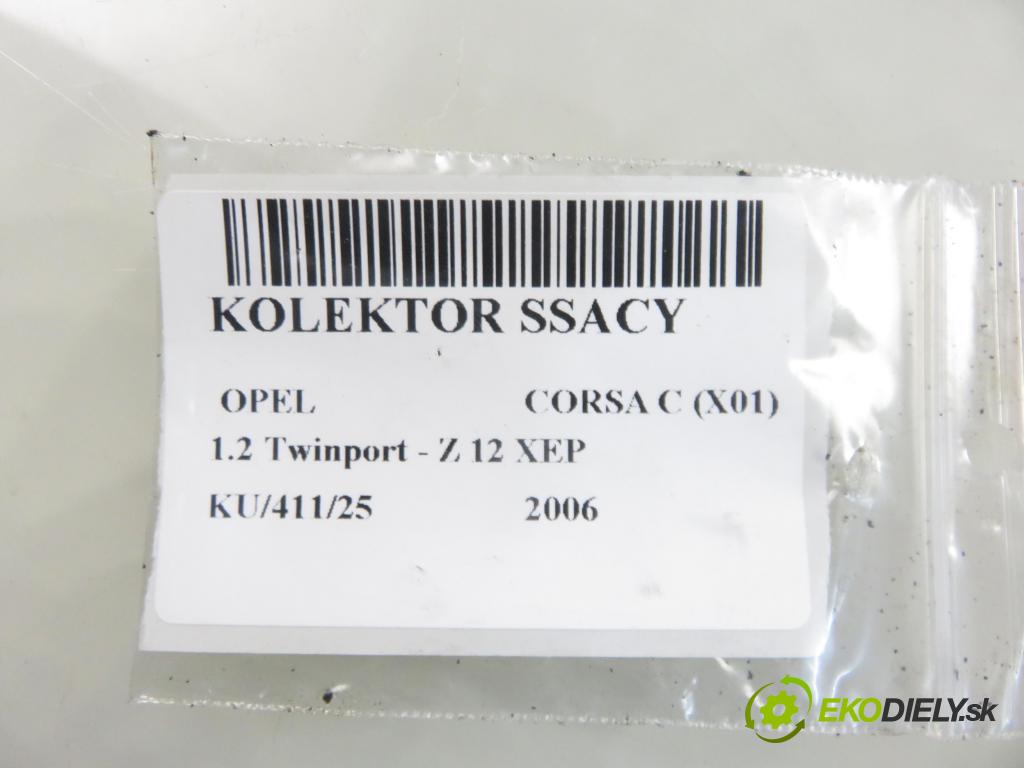 OPEL CORSA C (X01) HB 2006 59,00 1.2 16V Twinport 80 - Z 12 XEP 1229,00 potrubí 55351916HQ ; 0280600046