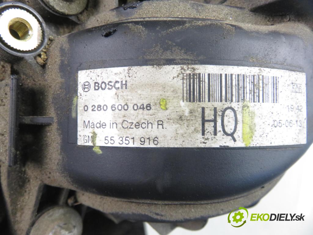 OPEL CORSA C (X01) HB 2006 59,00 1.2 16V Twinport 80 - Z 12 XEP 1229,00 potrubí 55351916HQ ; 0280600046
