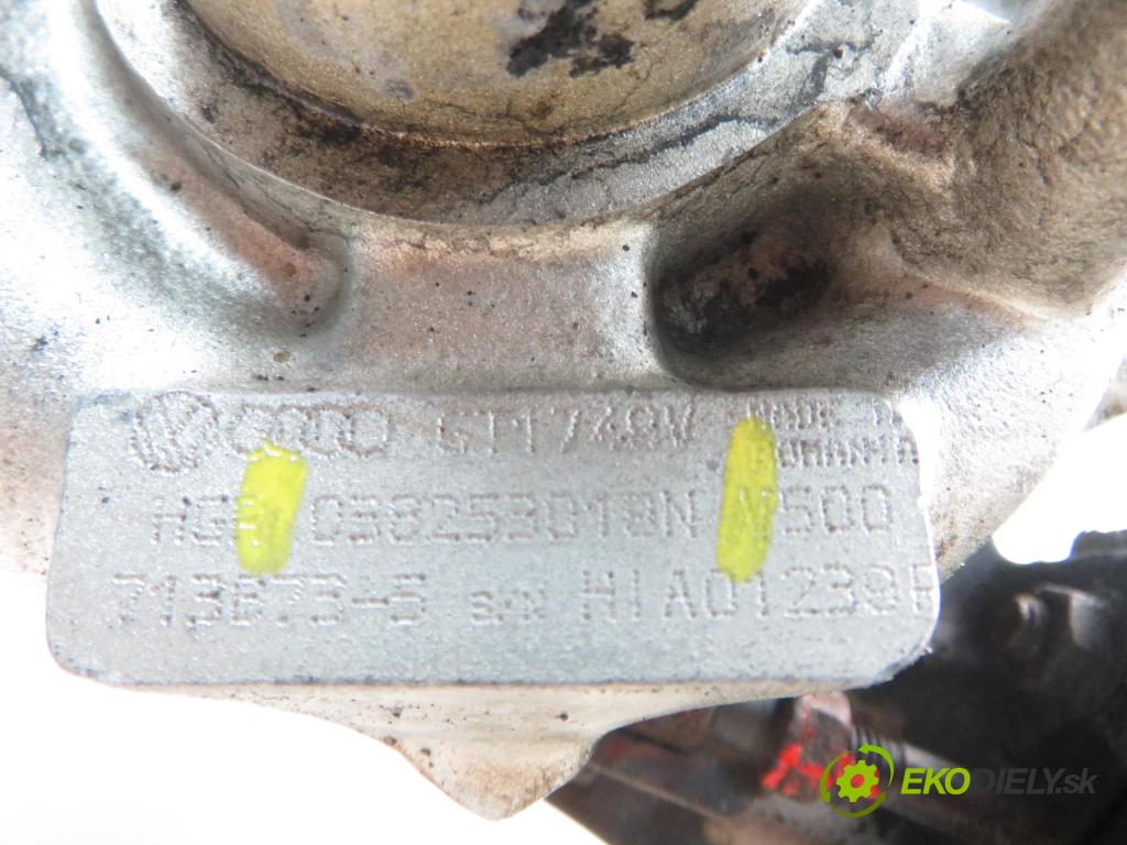 VW SHARAN (7M8, 7M9, 7M6) MINIVAN 2002 85,00 1.9 TDI PD 115 4motion - AUY 1896,00 RYCHLONABÍJEČKA: 038253019N (Kompletní turbodmychadlo)