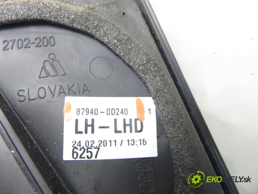 TOYOTA YARIS (_P9_) HB 2011 51,00 1.0 VVT-i (KSP90_) - 1KR-FE 998,00 Spätné zrkadlo 879400D240