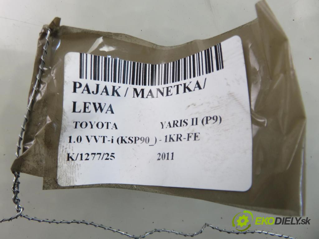 TOYOTA YARIS (_P9_) HB 2011 51,00 1.0 VVT-i (KSP90_) - 1KR-FE 998,00 PAKA/ŘAZENÍ/SADA: 