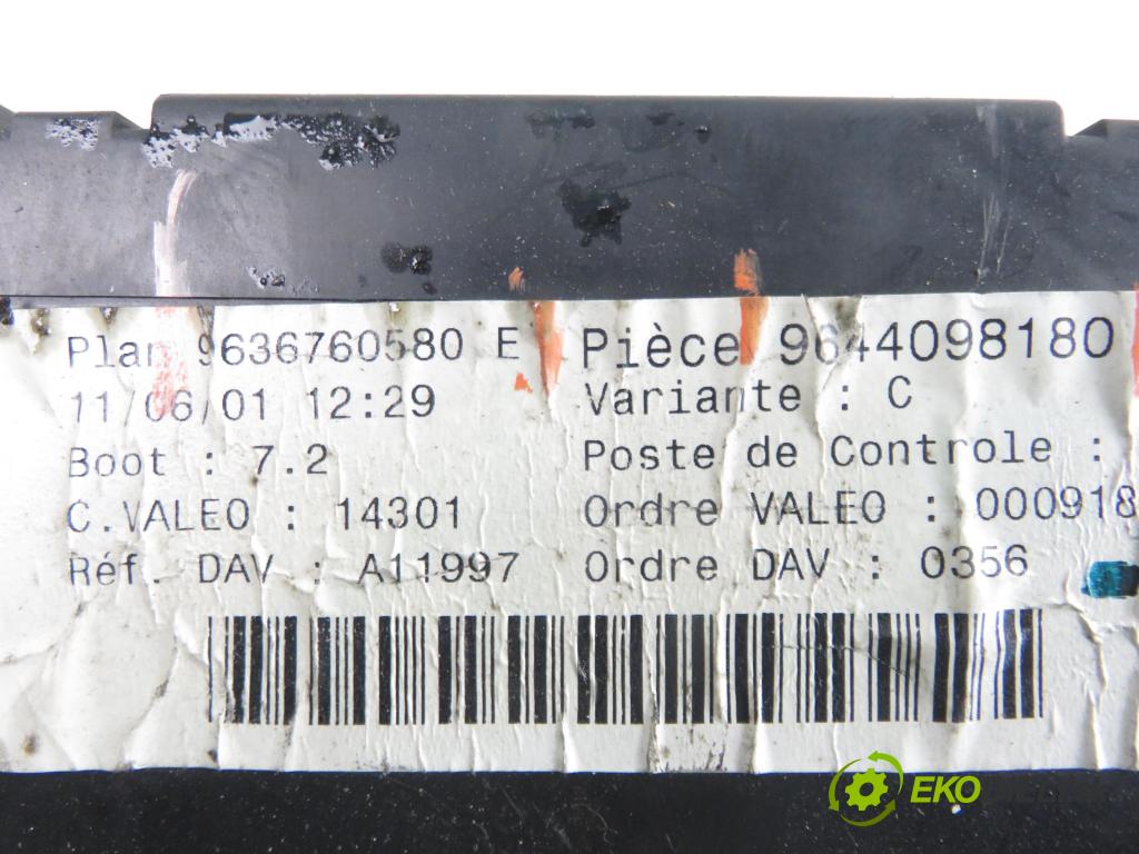 PEUGEOT 307 (3A/C) HB 2002 66,00 2.0 HDi 90 - RHY (DW10TD) 1997,00 MODUL BSI 9644098180 ; 9636760580E
