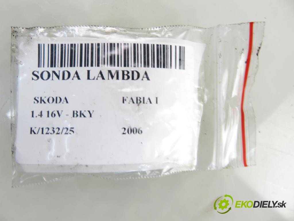 SKODA FABIA I (6Y2) HB 2006 55,00 1.4 16V - BKY 1390,00 sonda lambda LZA07V (Lambda sonda)