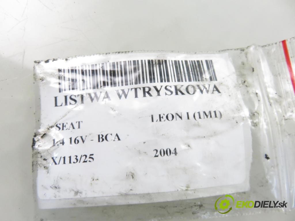 SEAT LEON (1M1) HB 2004 55,00 1.4 16V - BCA 1390,00 Lišta vstrekovacia 036133319AA ; 036031G ; IWP092 (Vstrekovacia lišta)