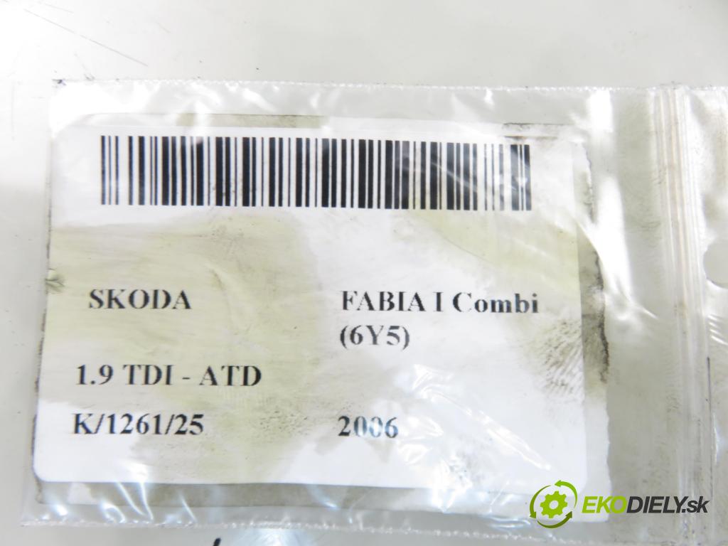 SKODA FABIA I Combi (6Y5) KOMBI 2006 74,00 1.9 TDI - ATD 1896,00 Vstrekovač 038130073AJ ; 0414720037 (Vstrekovač paliva)