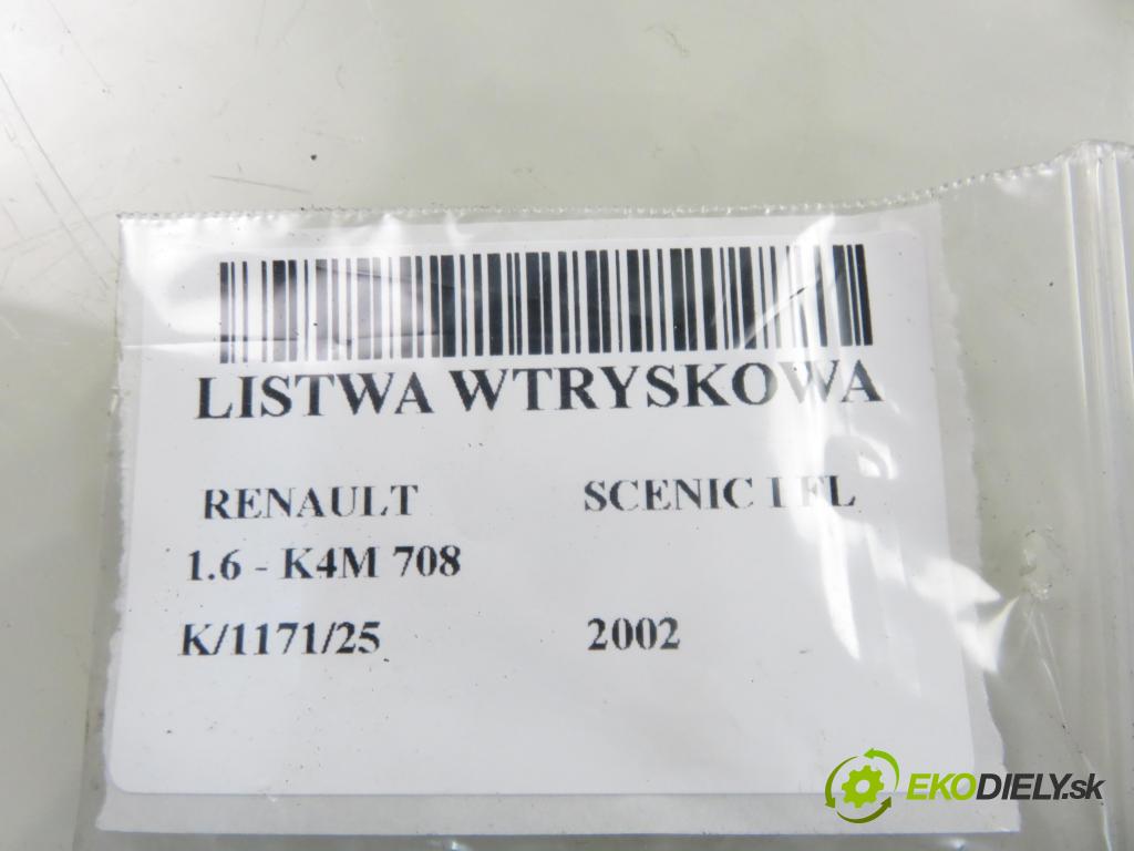 RENAULT SCENIC I (JA0/1_) MINIVAN 2002 0,00 1.6 - K4M 708 1598,00 Lišta vstrekovacia 8200139674C ; H029611 ; ITGM60 (Vstrekovacia lišta)